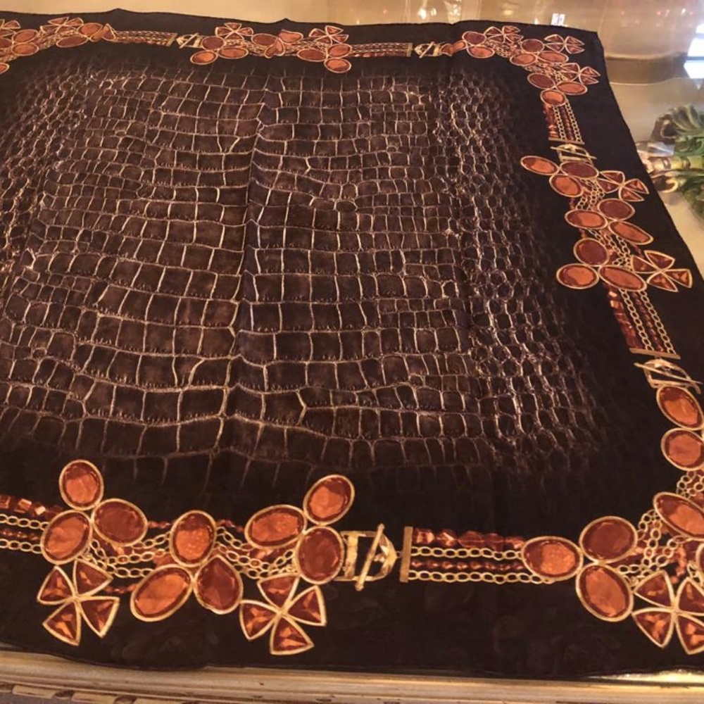 Authentic Christian Dior Silk Scarf Women